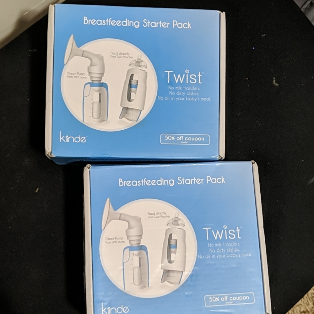 2 pack Kiinde breastfeeding starter Pack